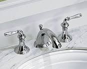 Complete your devonshire bath with this faucet trim, featuring an elegant spout and ergonomic lever handles for easy control. Kohler Devonshire