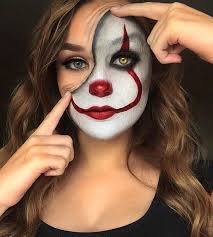 harlequin clown makeup