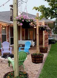 Heat up with a fire pit 80 Lovely Easy Diy Backyard Seating Area Ideas On A Budget