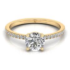 Ahlam: Certified Diamond Round Pave Ring