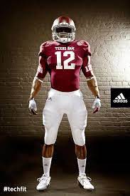 Adidas And Texas A M University Unveil New Techfit Uniforms A M Football Texas Football Football Uniforms