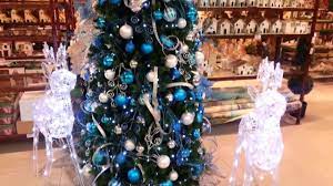 12 x bolas para árbol de navidad azul con oro brillo 8cm bolas cristal (40743) 29,09 eur. Decoracion Arboles De Navidad 2021 Azul Y Plata Parte 17 Youtube