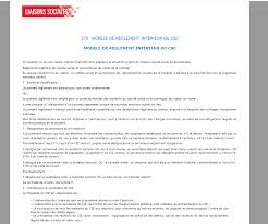 Par principe, la convention collective de branche appliquée à l'établissement ou à l'entreprise, a défaut, la convention d'entreprise ou le statut de l'entreprise. Reglement Interieur Cse Modele Astuces Et Legislation 2021