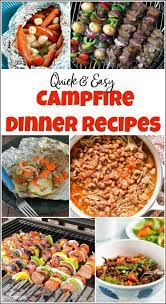 Quick Yummy Campfire Dinner Recipes For Your Next Outing Campfire Dinner Recipes Campfire Cooking Recipes Easy Camping Dinners