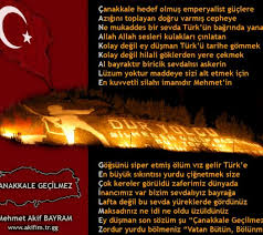 Canakkale Siiri Mehmet Akif Ersoy Sairler Siir Akrostis Siirler Alintilar