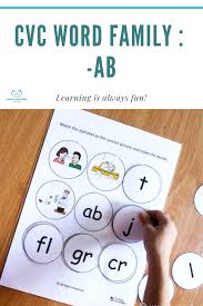 Cvc Word Family Ab Lup Wai Parent Whisperer Cvc Word Families Word Families Cvc Words