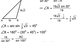 Modul matematika dasar 2 disusun oleh khairul basari, s.pd. Pada Segitiga Abc Diketahui Panjang Sisi Ab 18 Cm Sisi Bc 18 2 Dan Besar C 30 Mas Dayat