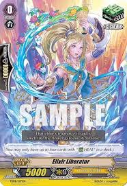 Elixir Liberator Gold Paladin Cardfight Vanguard Cards Cards Deck