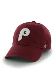 Philadelphia Phillies Retro 47 Franchise Maroon 47 Fitted Hat