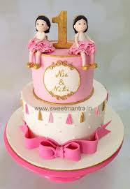 Birthday wishes are the best way to wish a special someone a happy birthday and to ensure they have a splendid time. 2 Tier Fondant Cake For 1st Birthday Of Twin Girls By Sweet Mantra Customized 3d Cakes Desi Birthday Cake Girls Twin Birthday Cakes 1st Birthday Cake Designs