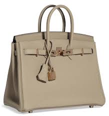 A Gris Tourterelle Togo Leather Birkin 25 With Rose Gold Hardware Birkin Birkin 25 Togo Leather