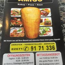 Kebap pizza haus am markt in markt 21, 08468 reichenbach im vogtland, germany. Amigo Kebap Pizza Haus Home Cochem Menu Prices Restaurant Reviews Facebook