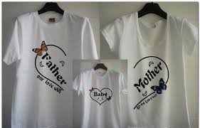 Inspiration Family T Shirts Father Mother Baby T Shirts For Women Shirts T Shirt