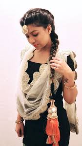 Punjabi Hairstyles With Punjabi Suit Punjabi Hairstyles Indian Hairstyles Hair Styles