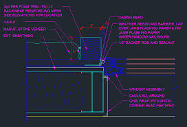 Maybe you would like to learn more about one of these? Window Jamb Detail At Stone Cad Files Dwg Files Plans And Details