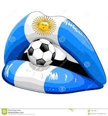 La bandera de la república argentina es la que representa a la nación argentina. Partidarios Del Futbol Del Lapiz Labial De La Bandera De La Argentina Ilustracion Del Vector Ilustracion De Bola Blanco 119041638