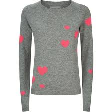 Chinti Parker Heart Cashmere Jumper 440 Liked On Polyvore Featuring Tops Sweaters J Cre Chinti And Parker Pink Cashmere Sweater Pink Crew Neck Sweater