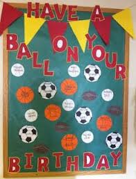Birthday Bulletin Board Ideas Printable Sports Themed Classroom Ideas Printable Classroom Decorations Sports Theme Classroom Birthday Board Classroom Classroom Birthday