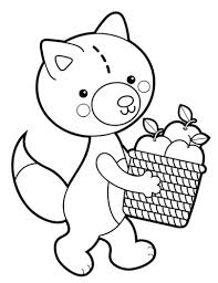 Check spelling or type a new query. Kostenlose Malvorlage Tiere Fuchs Mit Apfelkorb Zum Ausmalen