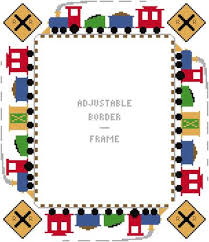 With over 17,000 cross stitch patterns, leaflets and books available, we're sure you can find the perfect pattern! Large Train Border Frame Adjustable Cross Stitch Pattern By Susan Saltzgiver Crosstitch Com