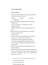 Check spelling or type a new query. Bank Soal Epidemiologi