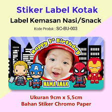 Check spelling or type a new query. Jual Stiker Ulang Tahun Anak Label Nasi Bento Kartun Avengers Kota Magelang Tazkia Sticker Tokopedia
