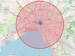 Such as v/line & intercity geelong. This Website Will Show You Exactly How Far 25km Is From Your Home