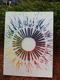 Life Is Bella Crayon Art Color Wheel Projects Color Wheel Art Projects Crayon Art