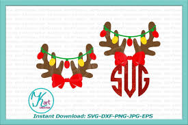 Free Free Reindeer Monogram Svg Free