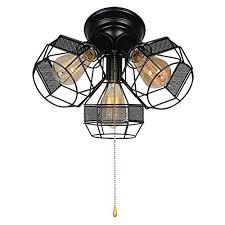 About 22% of these are led ceiling lights, 3% are ceiling lights, and 2% are a wide variety of flush mount ceiling light fixtures options are available to you, such as color temperature(cct), lamp body material, and ip rating. Baiwaiz Industrial Close To Ceiling Light With Pull Chain Black Metal Wire Cage Semi Flush Mount Ceiling Light Pull Buy Online In Aruba At Aruba Desertcart Com Productid 56731447
