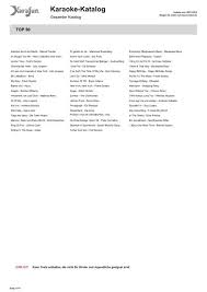 Kreative und großartige 7 partydekorationen zum einhängen in die fenster z. Karaoke Katalog Alle Lieder