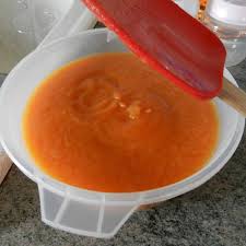 Puree Tomates Courgette Et Patates Douces Pour Bebe Recette Alimentation Idee Recette Puree Patate Douce