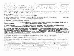 Super Size Me Video Worksheet Inspirational Super Size Me Worksheet Answers Free Printable Worksheets Free Printable Worksheets Super Size Me Worksheets