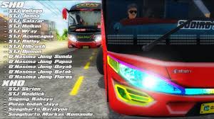 Seperti itu mentahan sticker bussid polosan, stiker boneka, stiker kaca, dashboard, dan lain sebagainya. Putri Jaya Baru Livery Mod Bus Jbhd Bumel Mbs Bussid Skin Youtube