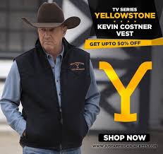Tv Series Yellowstone Kevin Costner Vest Just American Jackets Yellowstone Tv Series Kevin Costner