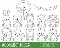 Über 7 millionen englischsprachige bücher. Baby Woodland Animal Coloring Pages Coloring And Drawing