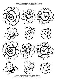 Bouquet De Printemps Coloriage Printemps Coloriage Coloriage Fleur