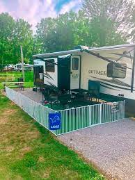 This trailer has a large sleeping area, two windows, and a door on each side for easy access. Putting Down Roots The Benefits Of Stationary Rv Living