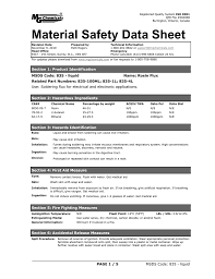Material safety data sheets are supplied by manufacturers and provide important precautionary information to minimize exposure risks and sue clarke bsc (hons) phd, in essential chemistry for aromatherapy (second edition), 2008. View Material Safety Data Sheet Msds Manualzz