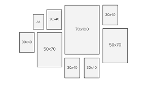 Gallery wall layout generator with sizes. Gallery Wall Guide Posterstore Com