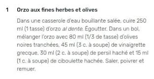 Epingle Par Nathalie Chasse Sur Salade D Orzo Salade Orzo Vinaigrette Grecque Fines Herbes