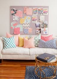 A Simple And Forever Stylish Combination White Sofa And Colorful Pillows Eclectic Home Home Goods Decor Room Inspiration