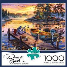 I get one for christmas every year, and when i'm done i give them to a friend. Buffalo Games Darrell Bush Morning Paradise 1000 Piece Jigsaw Puzzle Walmart Canada In 2021 Buffalo Games 1000 Piece Jigsaw Puzzles Jigsaw Puzzles