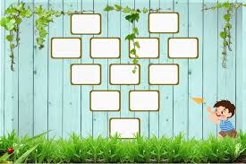 منزل أحمر فتاة خضراء نبات على شكل قلب عشب خلفية خضراء إطار صور بتلات كرمة شجرة فقاع kindergarten posters kids background flower backgrounds
