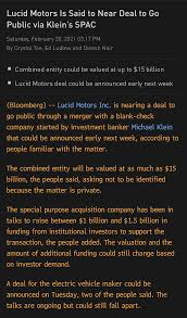Recently, lucid motors peter rawlinson appeared on cnbc to talk about his company and its rapidly ultimately, nothing will be official until cciv and lucid motors announce if there's a merger or if either of. M8vckcaxvatzem