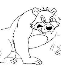 Enjoy free bear coloring pages to print or a crafty educational project for young kids and the adults at heart. Bears Coloring Page Angry Bear All Kids Network