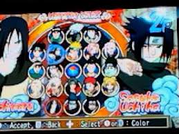 Wii Naruto Clash Of Ninja Revolution 1 All Characters Youtube