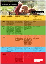 commonsense how to introduce food to babies under 12 months