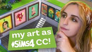 I Made an Art Museum For My Own Art in The Sims 4
