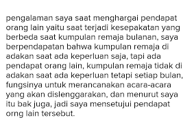 We did not find results for: Ceritakan Pengalaman Menghargai Pendapat Orang Lain Saat Musyawarah Brainly Co Id